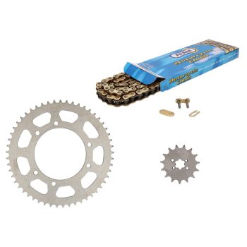 chain kit AFAM 15/53 teeth (Switzerland) for Aprilia RX50, SX50, Gilera RCR, SMT 06-10
