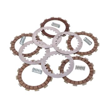 clutch disc / friction plate set MVT reinforced 5-friction plate type for Derbi EBE, EBS, D50B