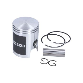 piston set Naraku 50cc 40.25mm for Minarelli AM, Generic, KSR-Moto, Keeway, Motobi, Ride, 1E40MA, 1E40MB (cast iron cylinder)