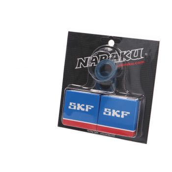 crankshaft bearing set Naraku SKF C4 metal cage for Derbi EBE, EBS, D50B0