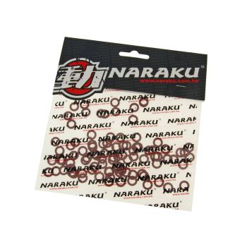 fiber seal rings Naraku 5x9x1mm 100 pcs