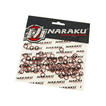 fiber seal rings Naraku 6x10x1mm 100 pcs