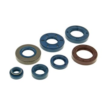 engine oil seal set for Minarelli AM, Generic, KSR-Moto, Keeway, Motobi, Ride, CPI, 1E40MA, 1E40MB