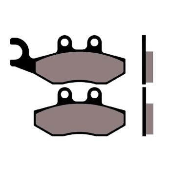 brake pads Naraku organic for Aprilia, Derbi, Gilera, Piaggio, Vespa