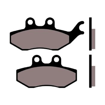 brake pads Naraku organic for Italjet Millenium, Rieju RS2 50, Keeway TX