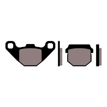 brake pads Naraku organic for Aprilia, Hyosung, Peugeot, Derbi, Piaggio, TGB