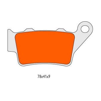 brake pads Naraku organic, rear for KTM Duke 125, 390
