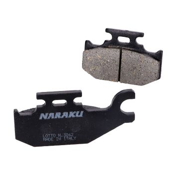 brake pads Naraku organic for Yamaha 660 YXR FAR/FAS Rhino (4x4), 700 YFM Raptor, 700 YFM RY