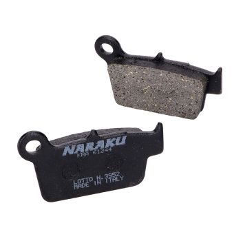 brake pads Naraku organic for Aprilia MXV, SXV, Fantic, GasGas, Kawasaki KX, Sherco, Suzuki RM-Z, TM, Yamaha YZ, WR