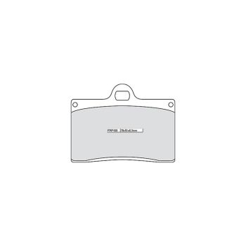 brake pads Naraku organic for Aprilia RS 50 14-16, RS4 125, Cagiva Mito 125, Derbi GPR 50 2T Euro2 / 125 4T Euro3