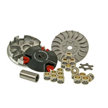 variator / vario kit Naraku high speed racing V.2 with half pulley for Minarelli