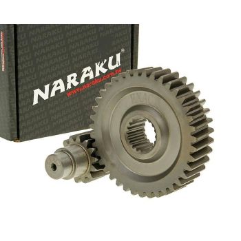 secondary transmission gear up kit Naraku racing 14/39 +10% for GY6 125/150cc 152/157QMI