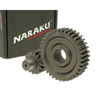 secondary transmission gear up kit Naraku racing 15/37 +20% for GY6 125/150cc 152/157QMI