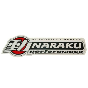 display window sticker Naraku dealer 50x15cm