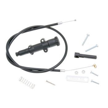 choke cable assy Polini black 65cm - universal