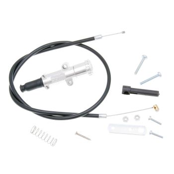 choke cable assy Polini chromed 65cm - universal