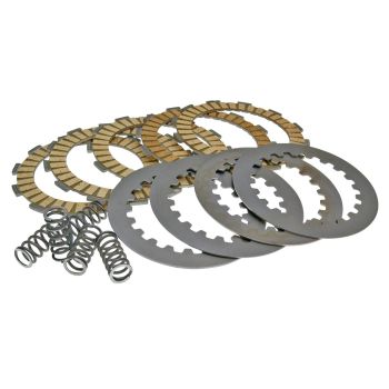clutch plate kit Polini reinforced 5-friction plate type for Derbi Senda GPR, Aprilia RS RX SX, Gilera RCR, SMT EBE, EBS, D50B