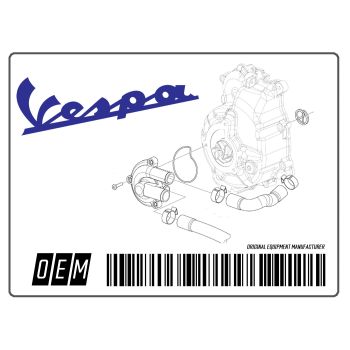 sports seat OEM black for Vespa GTS 125, 300 2014-