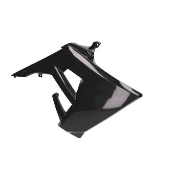 Piaggio kütusepaagi kate parem OEM must mudelitele Derbi Senda R 50, Senda SM 50 X-Treme Euro4 2018-