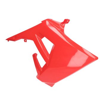 Piaggio kütusepaagi kate parem OEM punane mudelitele Derbi Senda R 50, Senda SM 50 X-Treme Euro4 2018-
