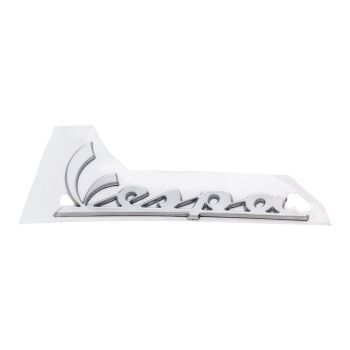 leg shield badge "Vespa" OEM for Vespa GT, LX, LXV, S, GTS, GTV