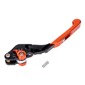 brake lever Puig 3.0 front adjustable, foldable, adjustable length - orange black