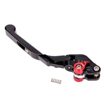 clutch lever / brake lever Puig 3.0 rear adjustable, foldable, adjustable length - black red