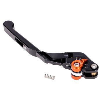 clutch lever / brake lever Puig 3.0 rear adjustable, foldable, adjustable length - black orange