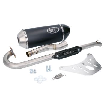 exhaust Turbo Kit Carbon H2 Quad / ATV 4T for Kymco KXR 250, MXU, Maxxer 250/300