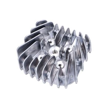 Cylinder head Schmitt RD Style 38mm 50cc (high spark plug seat, long thread) for Simson S51 M500 engine