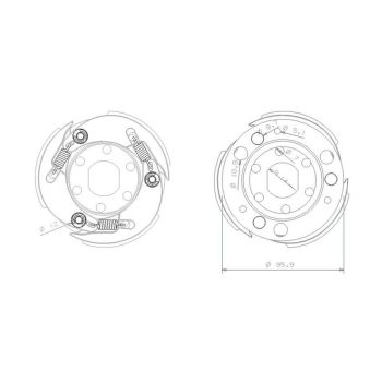 clutch 107mm