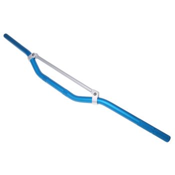 MX handlebar aluminum with cross brace blue 22mm - 810mm