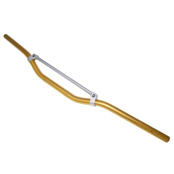 MX handlebar aluminum with cross brace gold 22mm - 810mm