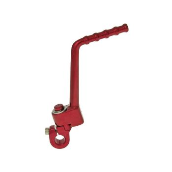 kickstart lever aluminum red for Derbi EBE, D50B0