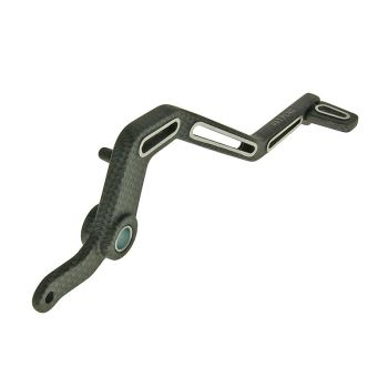 brake pedal aluminum carbon-optic for MBK X-Power, Yamaha TZR