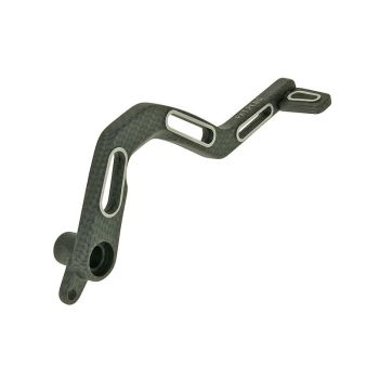 brake pedal aluminum carbon optic for Derbi Senda DRD, SM, X