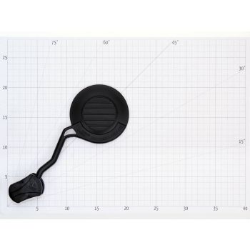 mirror Race collapsible left incl. ATV, Supermoto mounting clamp E-marked