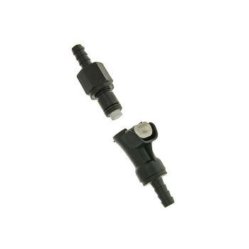 fuel hose coupling black 6mm