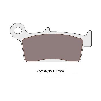 brake pads organic for Kymco Curio, Fever ZXI, ZXII, KB50, Top Boy, Honda Lead, Shadow = NK430.05