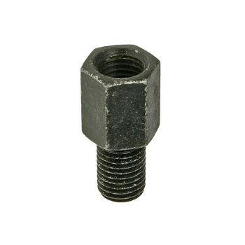 mirror thread adapter converts M10 left-hand to work with M10 right-hand mirror mount