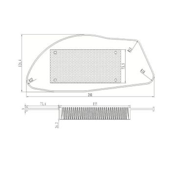 air filter original replacement for Cygnus X (04-09)