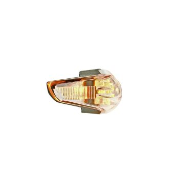 Suundtuli kompl. M10 LED must Sidewinder Klarglas