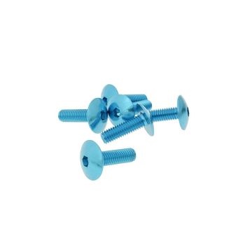 Plastikpoldid 6tk sinine - M6x20