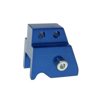 shock extender CNC 2-hole adjustable mounting - blue for Minarelli
