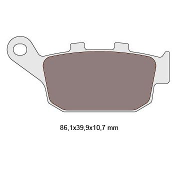 brake pads organic for Honda Foresight, Pantheon