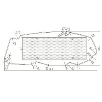 air filter original replacement for Honda FSC 400 (06-), FSC 600 (01-11) Silver Wing