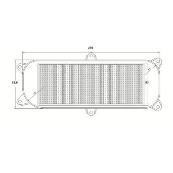air filter original replacement for Kymco People 250 (03-)