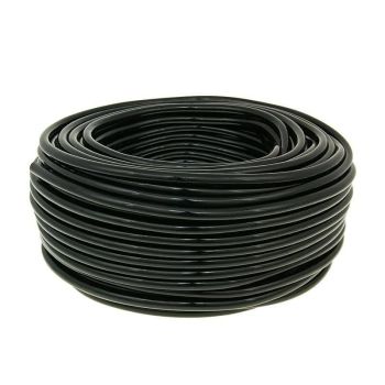 fuel hose black 50m reel - 5mm inner, 9mm outer diameter