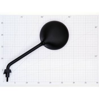 mirror left E-marked 8mm thread for Derbi Sonar, Piaggio Liberty 2-, 4-stroke, Sport (06-)