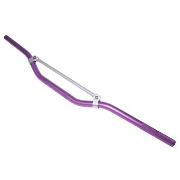 MX handlebar aluminum with cross brace purple 22mm - 810mm